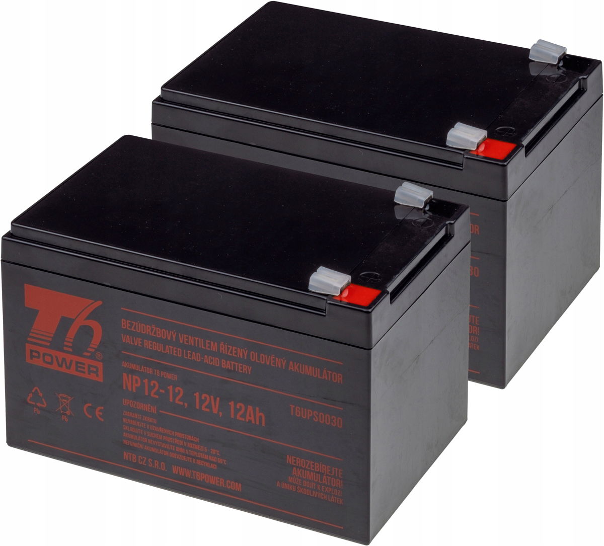 Sada batérií T6 Power pre Ibm 90P4829, Vrla, 12 V