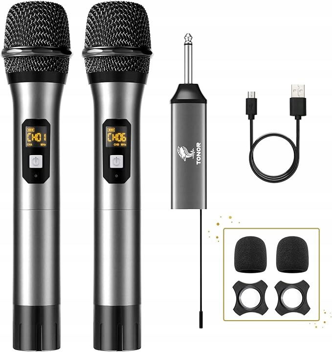 Sada bezdrôtových mikrofónov Uhf 2Mikrofóny