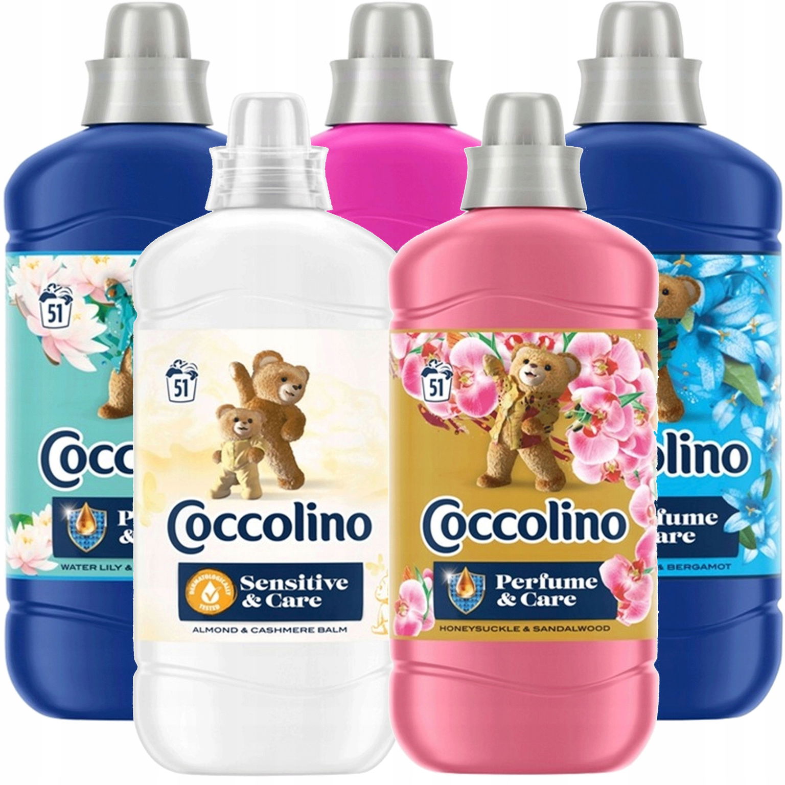 Sada Coccolino Creations Bergamot & Water Lily 1,275 l x 5 MIX 6,375 l