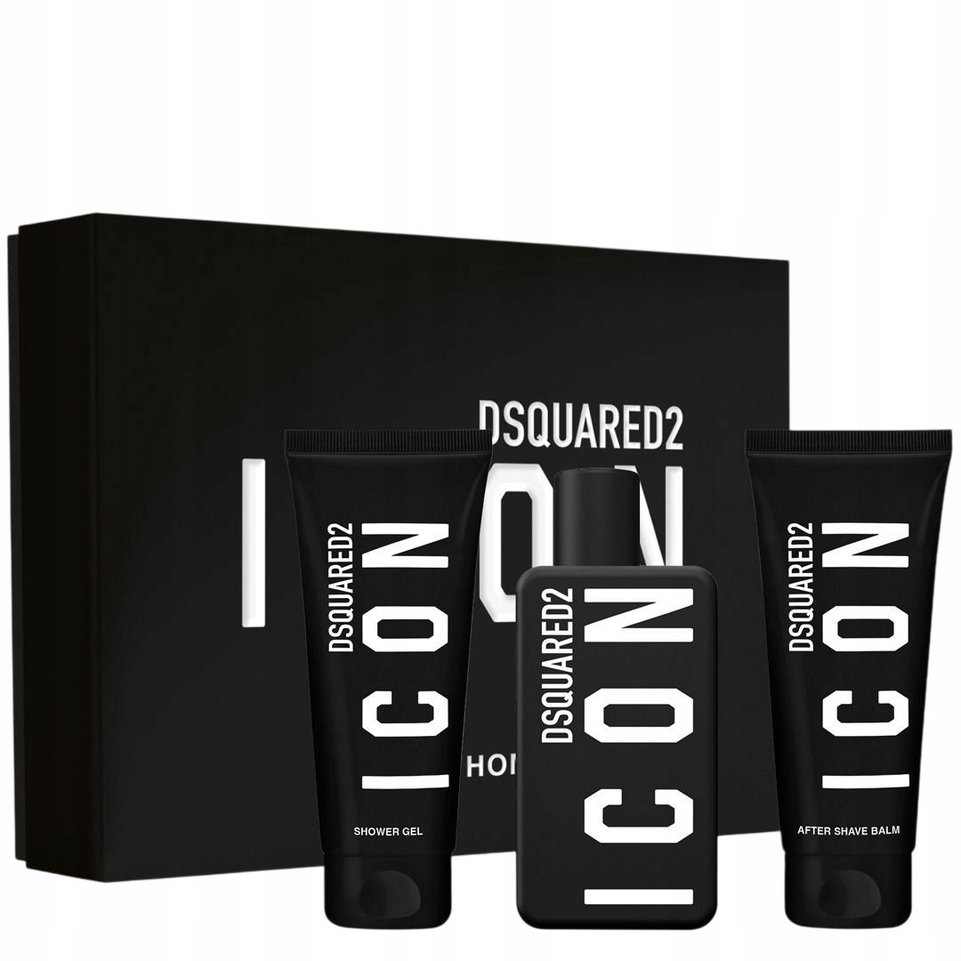 Sada Dsquared2: Icon, Eau De Parfum, pre mužov, 100 ml Icon, Sprchový gél, Al