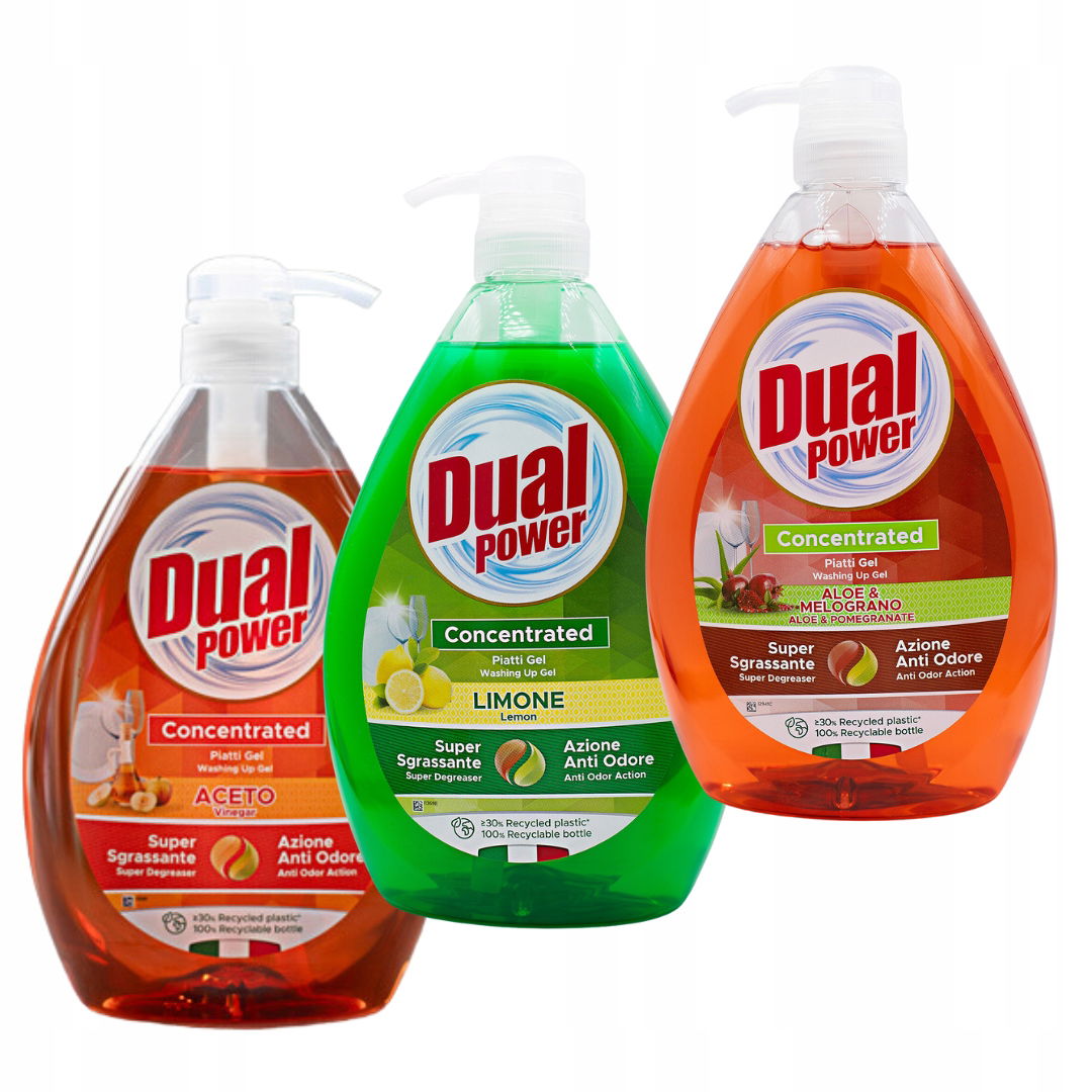 Sada Dual Power talianska tekutina na riad Vinegar Citrón Aloe&Melograno