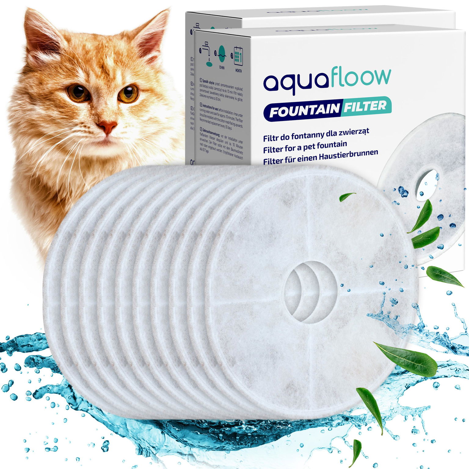 Sada filtrov AquaFloow pre napájačku fontány Catit 10ks