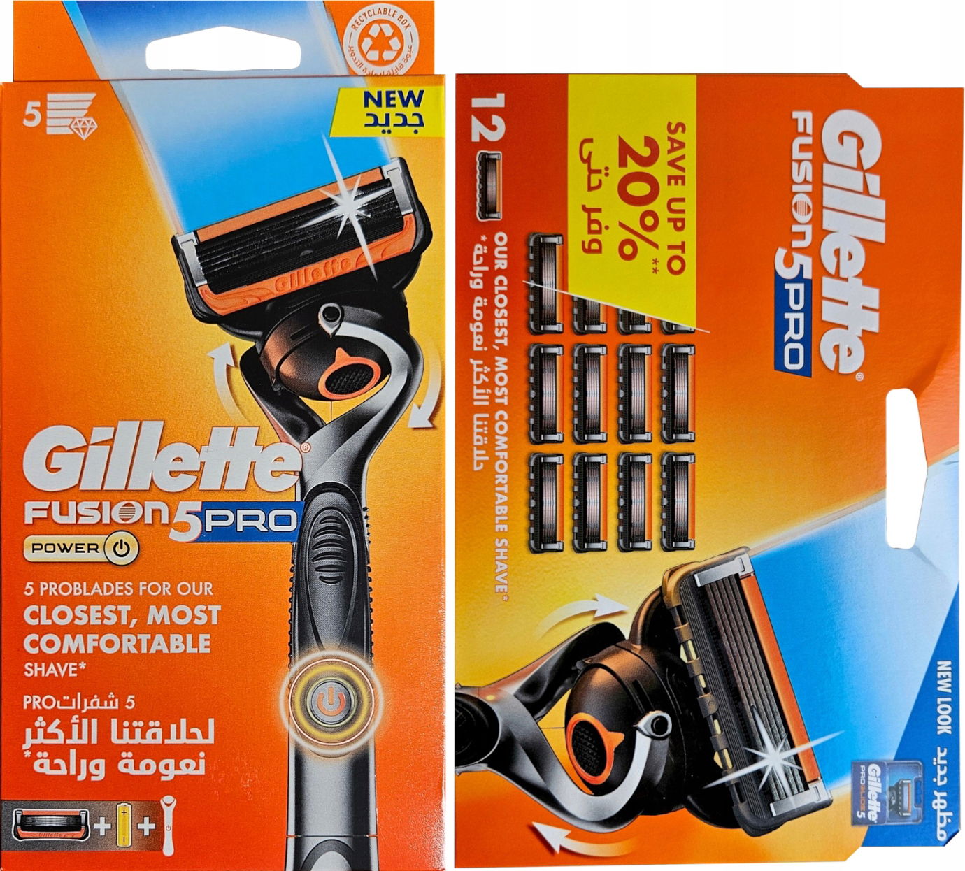 Sada Gilllette Fusion 5 Proglide Náplne do strojčeka 13 ks strojček