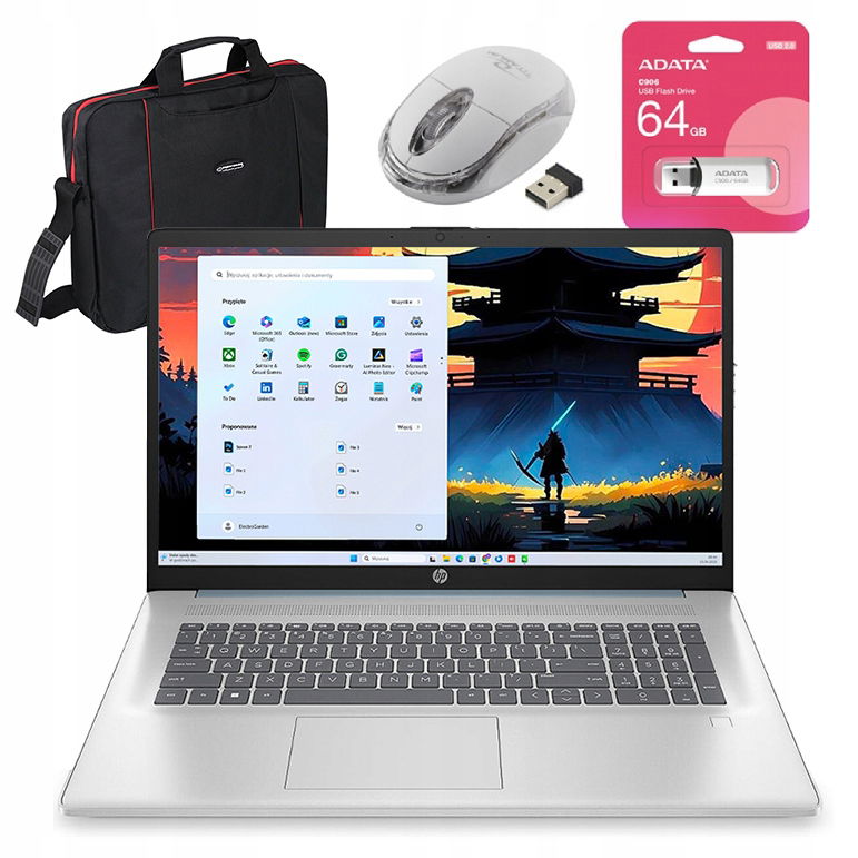 Sada Hp 17 Intel N 32GB DDR4 2TB Ssd Hd+ Blk Fp Hdmi W11+OFFICE