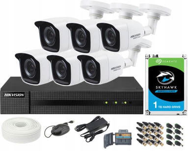 Sada na monitorovanie 4v1 Hikvision Hiwatch