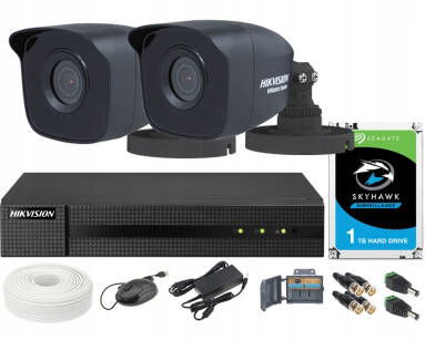 Sada na monitorovanie Hikvision Sada 2x Black