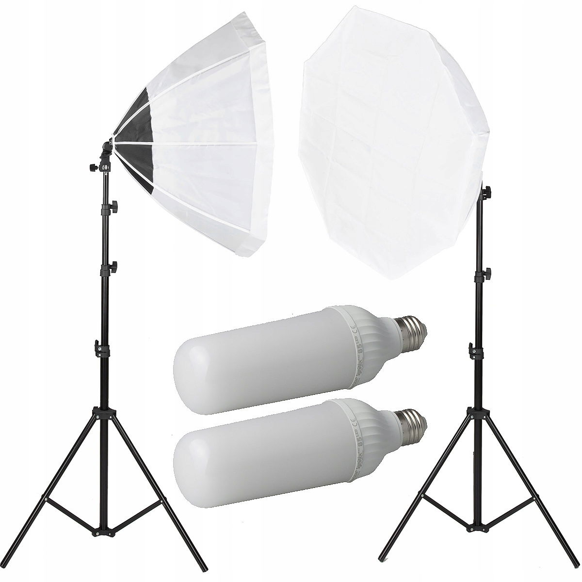 Sada Polguľových Softboxových Lámp 60 CM 85 W Led Statívy