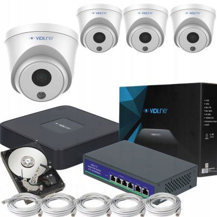 Sada VidiLine 2Mpx Switch Disk 1TB