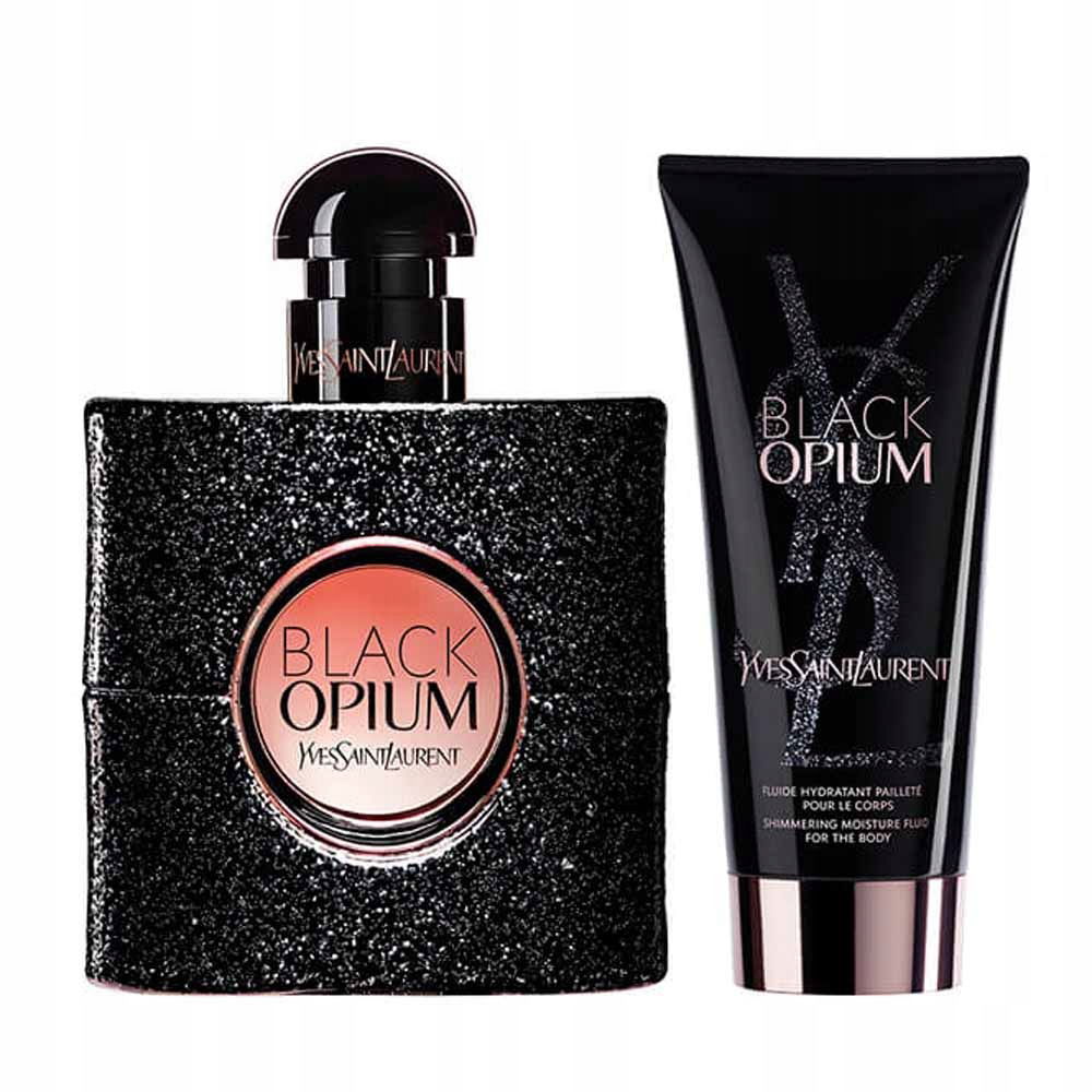 Sada Yves Saint Laurent: Black Opium, Hydratačné telové mlieko, 50 ml Black