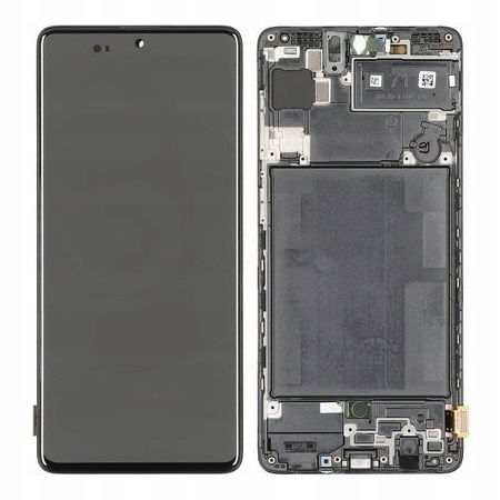 Samsung Galaxy A71 LCD displej Touchscreen Frame/Black