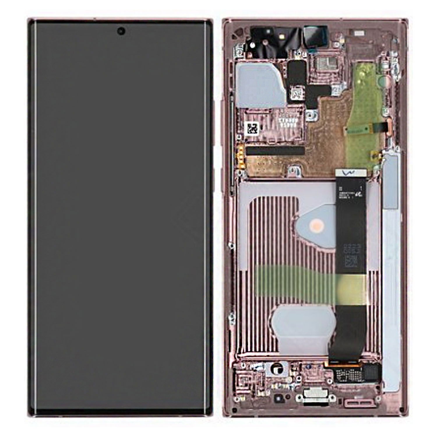 Samsung Galaxy Note 20 Ultra/20 5G LCD displej Touchscreen Frame Camera)