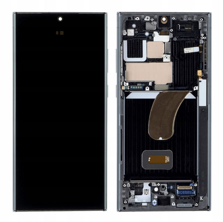 Samsung Galaxy S23 Ultra LCD displej Touchscreen Frame Black