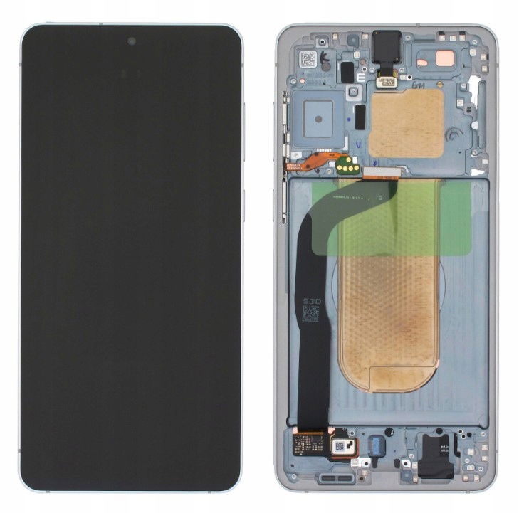 Samsung Galaxy S25 Edge LCD Display Touchscreen Frame Silver