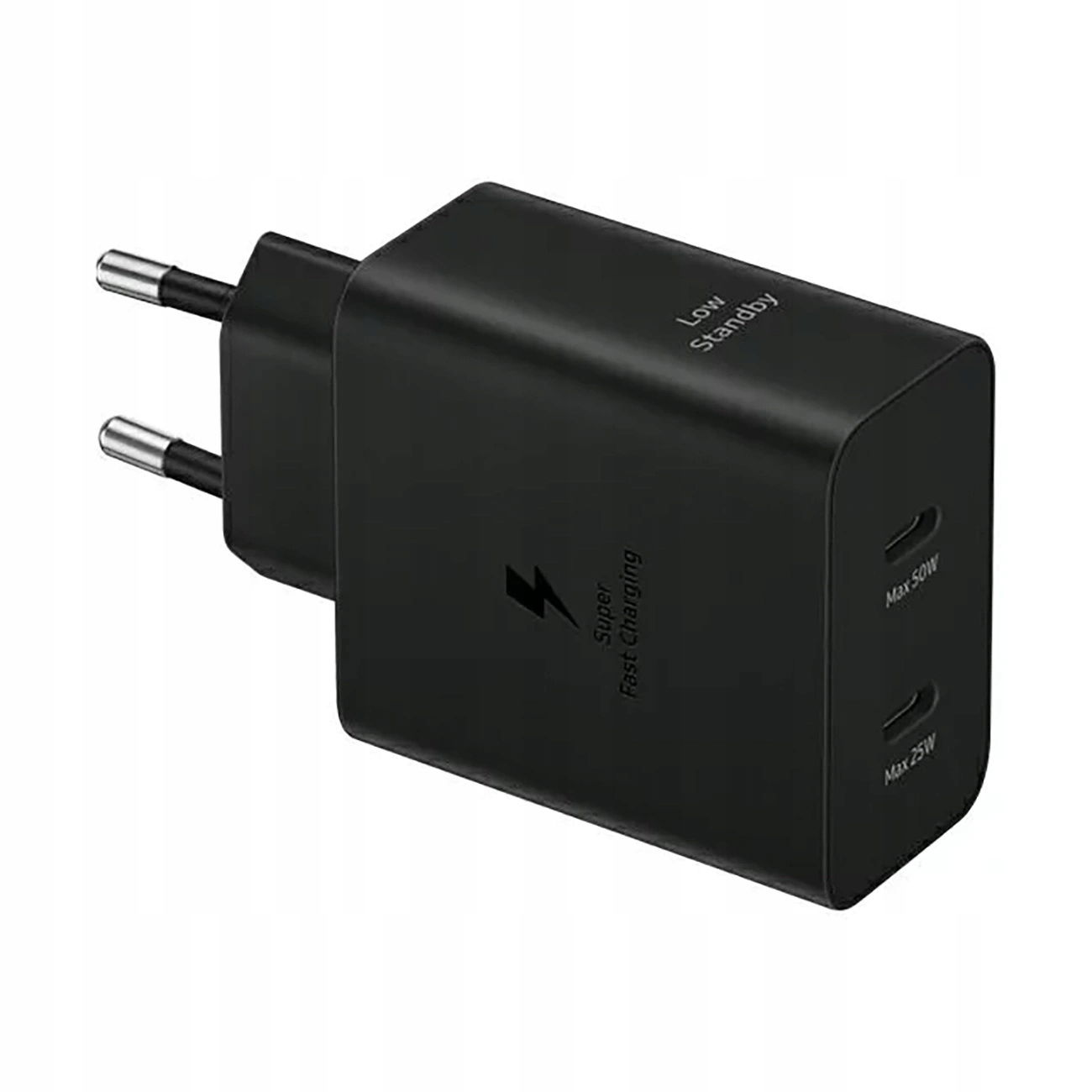Samsung Power Adapter Duo 2x Usb-c 50W nástenná Nabíjačka čierna