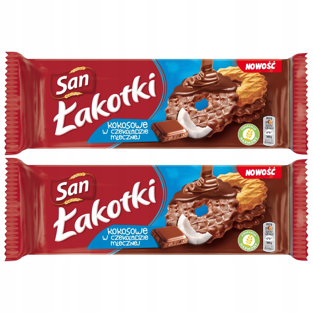 San Lakotky Kokosové sušienky 146 g x 2 kusov