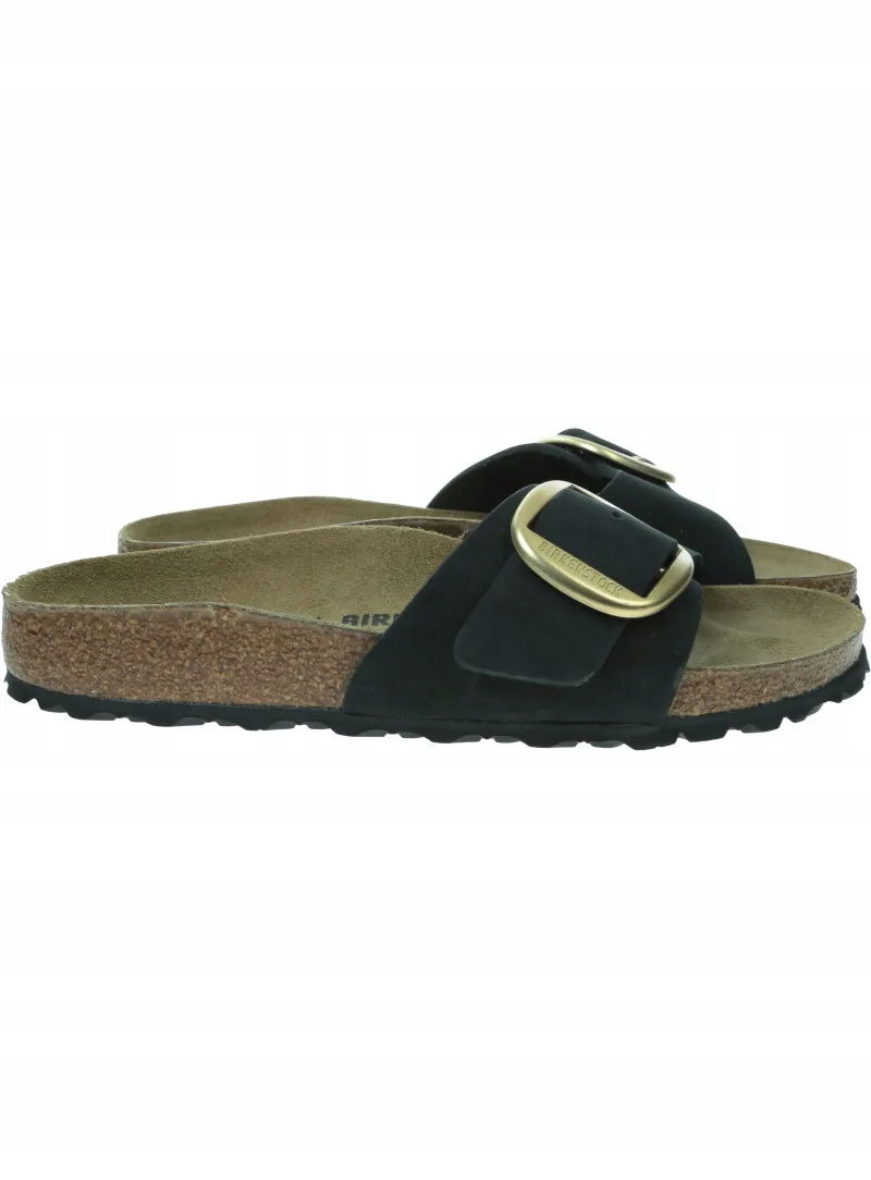 Sandále Birkenstock Madrid Big Buckle Lenb čierne 1023373 37