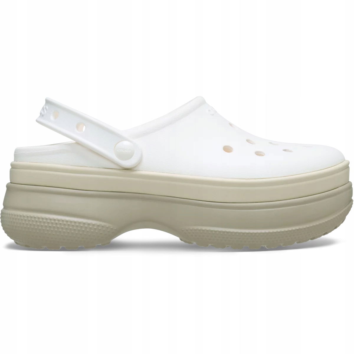 Sandále Crocs Classic Stacked Clog M5/W7 37,5 Chalk