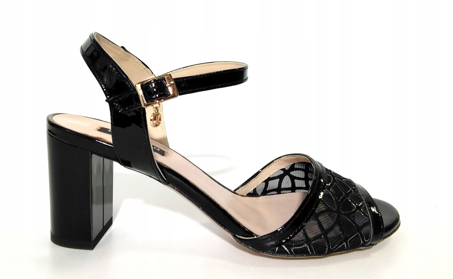 Sandále Lizard elegantné 04379 lak čierne r37