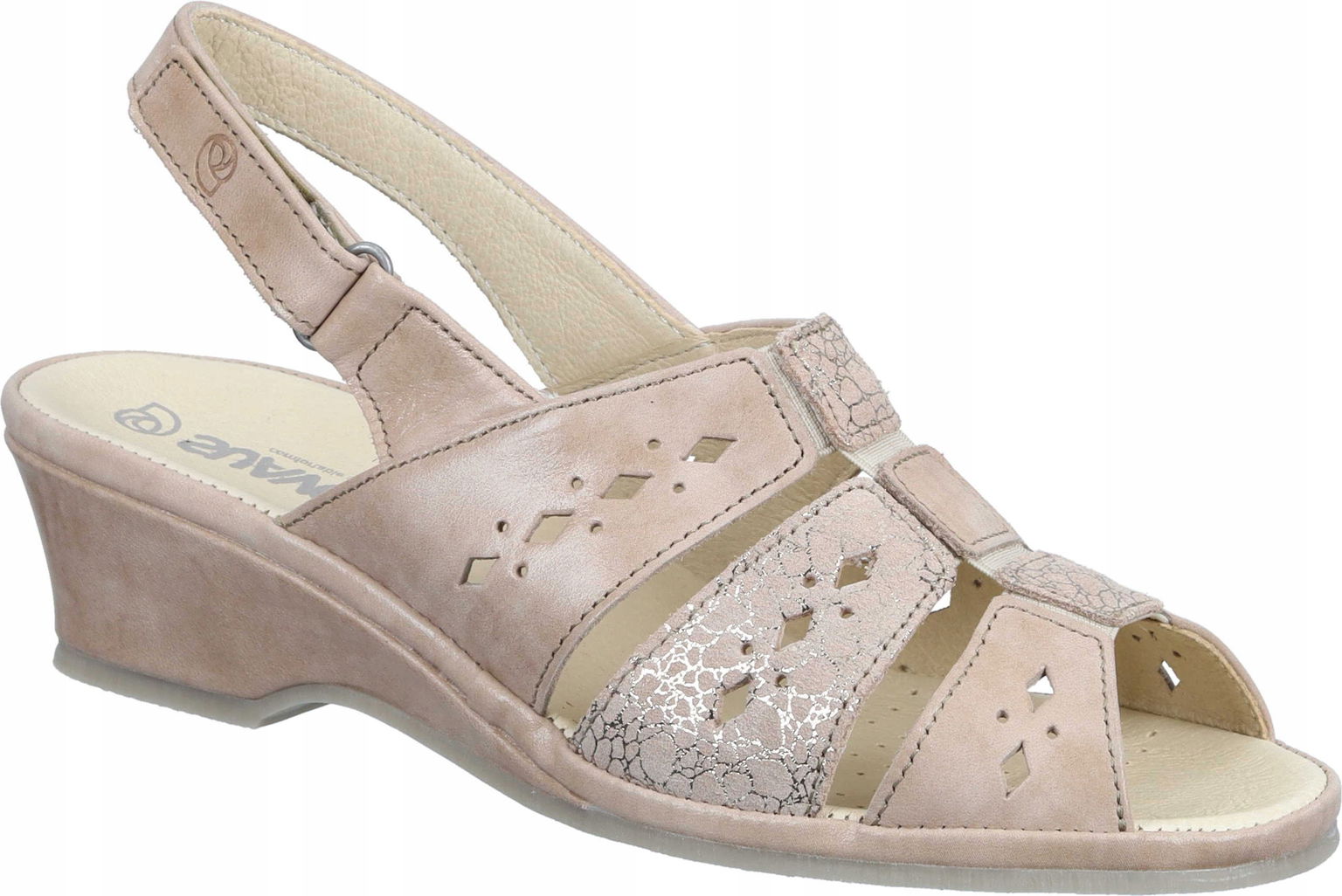 Sandále Suave 710231-08 Beige Na Kline