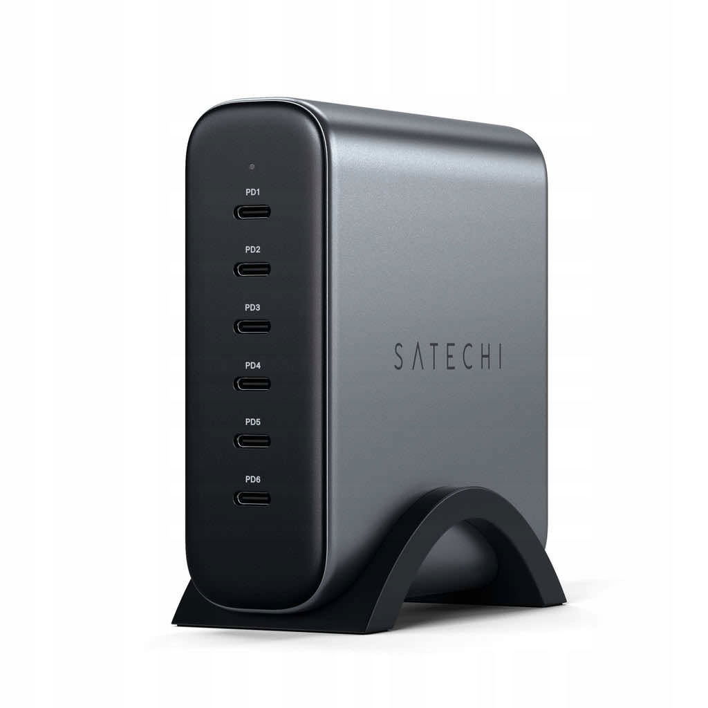 Satechi Nabíjačka 6-portová Usb-c 200W GaN