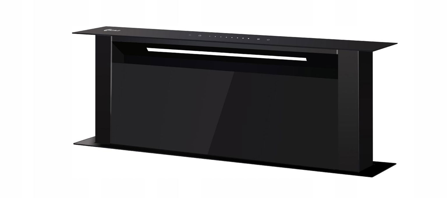 Schild Odsávacia doska downdraft Full Black čierna A+ 682 m3/h Down Draft Led