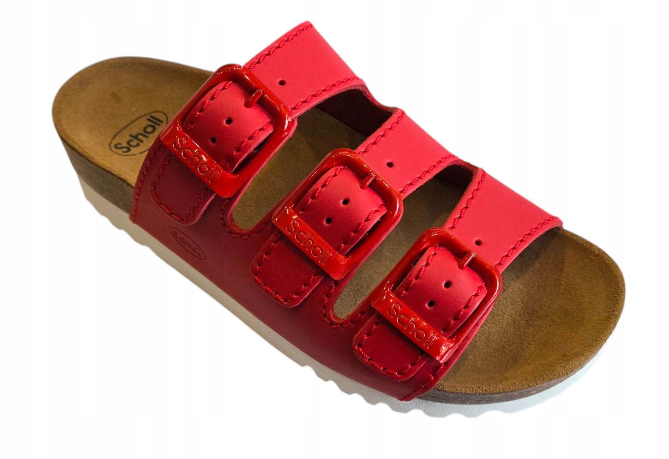 Scholl Rio Wedge Ad Zdravotné Žabky Červené veľ. 40