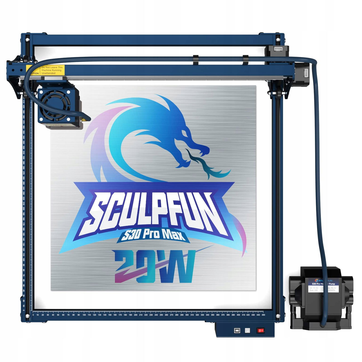 Sculpfun S30 Pro Max Vzduch Podporovať 20W Čerpadlo