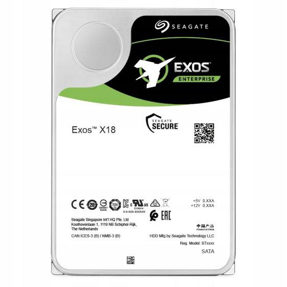 Seagate Exos X18 3.5" 16000 Gb Sas