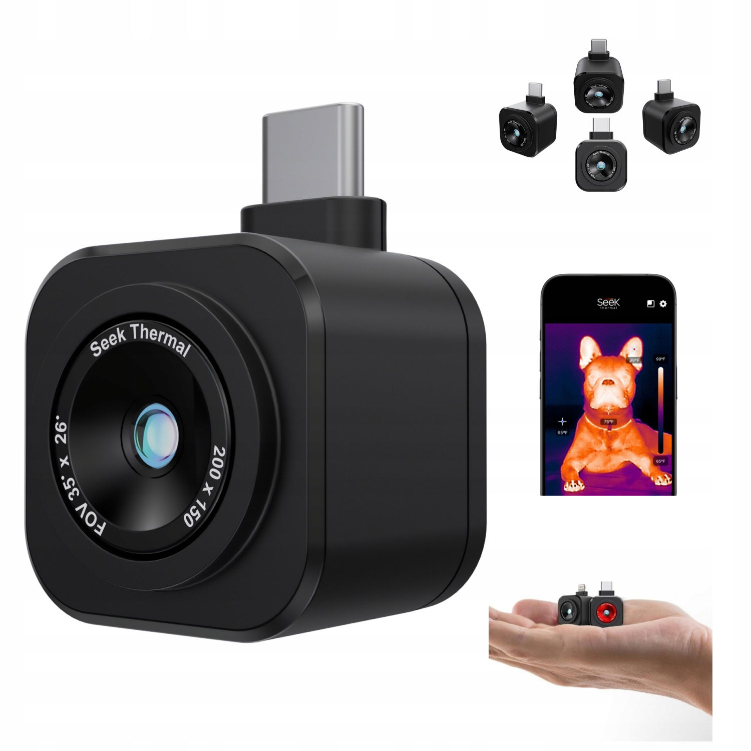 Seek Thermal Nano 200 (Android Usb C), Cw-dbax