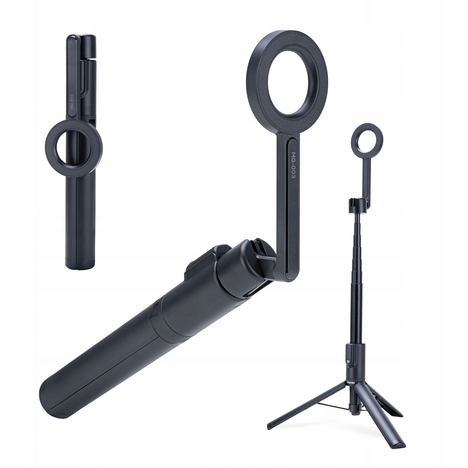 Selfie tyč Statív Tripod Magnetická pre telefón Ulanzi MG-003 Blac