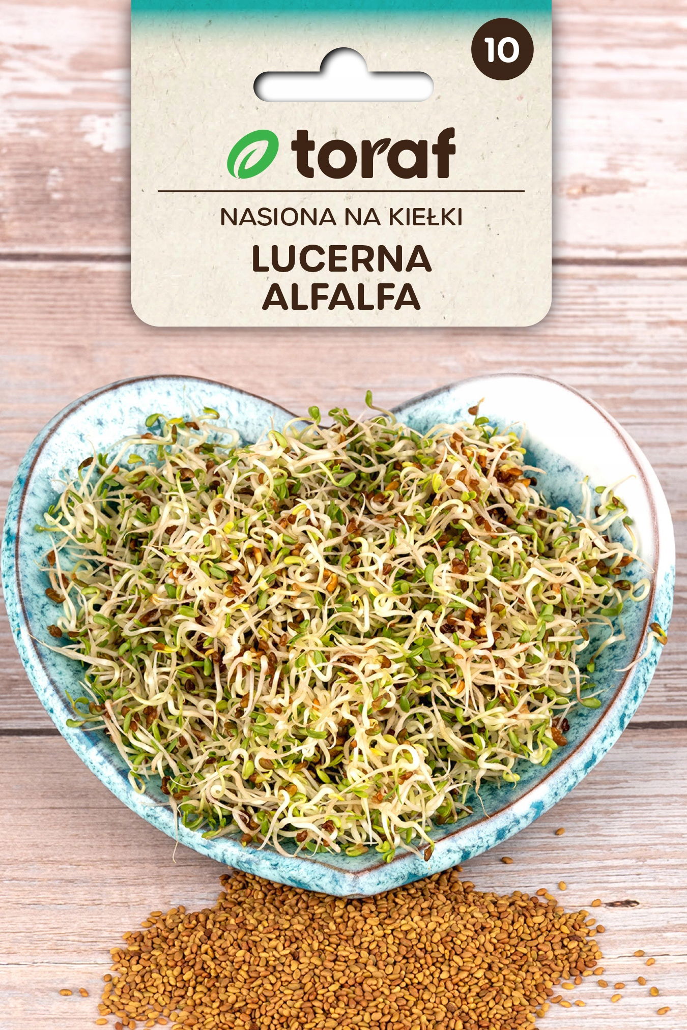 Semená na klíčky Lucerna Alfalfa Toraf 327