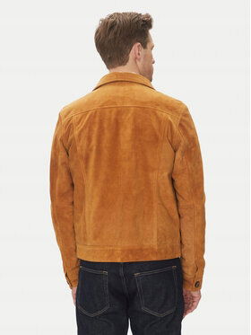 serge pariente Pánska kožená bunda Serge Pariente-jeans Jacket Suede Cog
