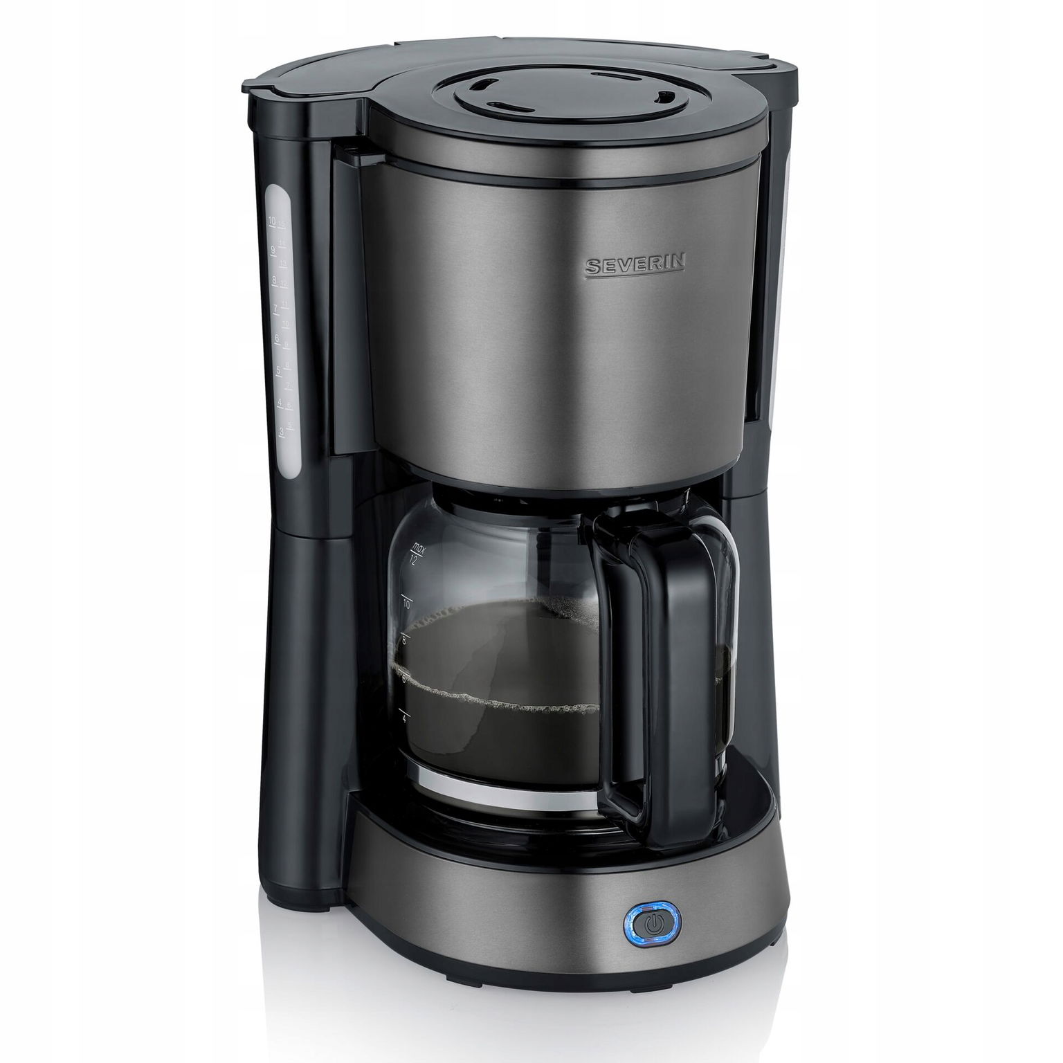 Severin Ka 9340 Dark Inox mit Glaskanne