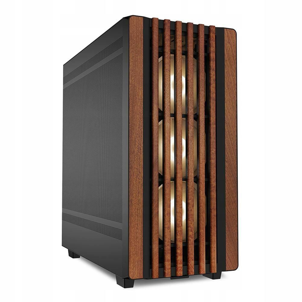Sharkoon Gehäuse Rebel C70M Rgb Atx 1xMetall holz