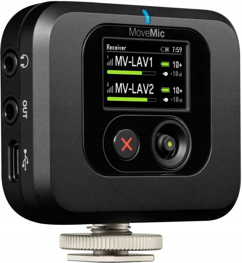Shure MV-R-Z6 Wireless Receiver pre moveMic