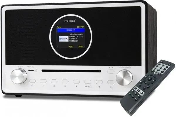 Sieťové rádio Dab+, Fm, internetové Maxxo CD03