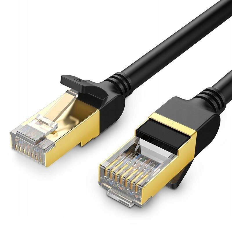 Sieťový kábel Ugreen NW107 RJ45/Cat 7 F/ftp 15 m čierny
