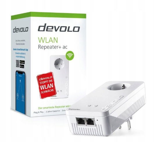 Sieťový vysielač Devolo WiFi Repeater+ ac