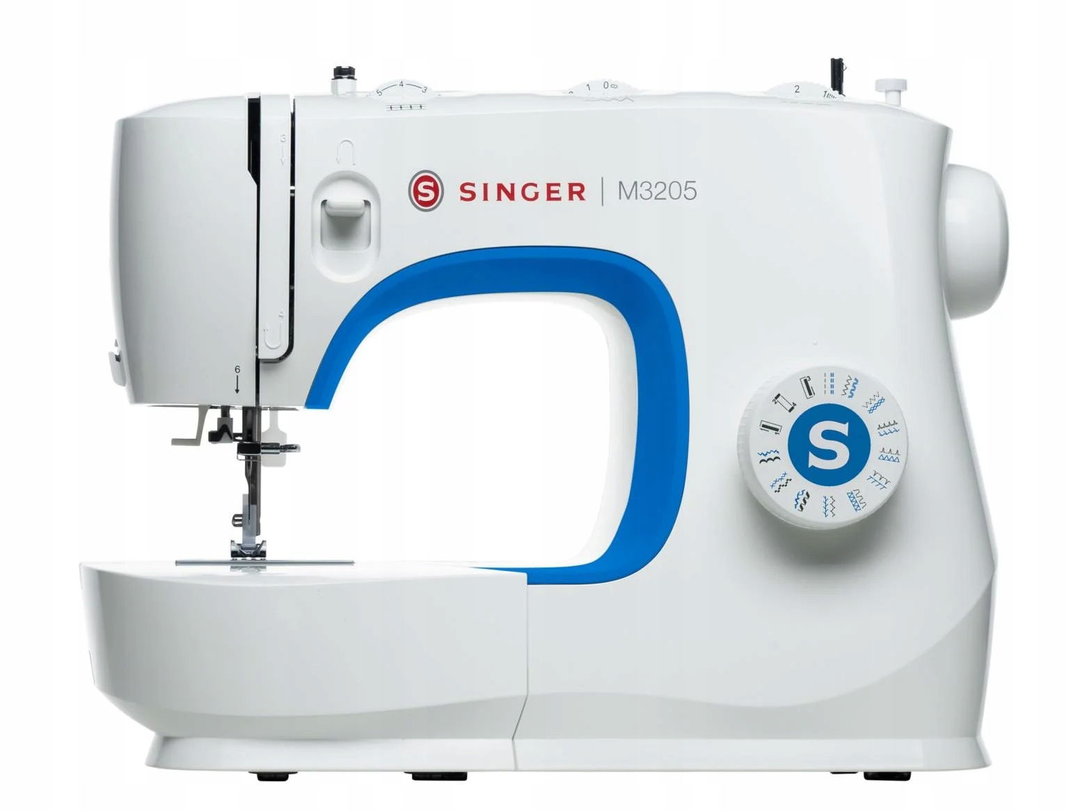 Šijací stroj M3205 modro-biely