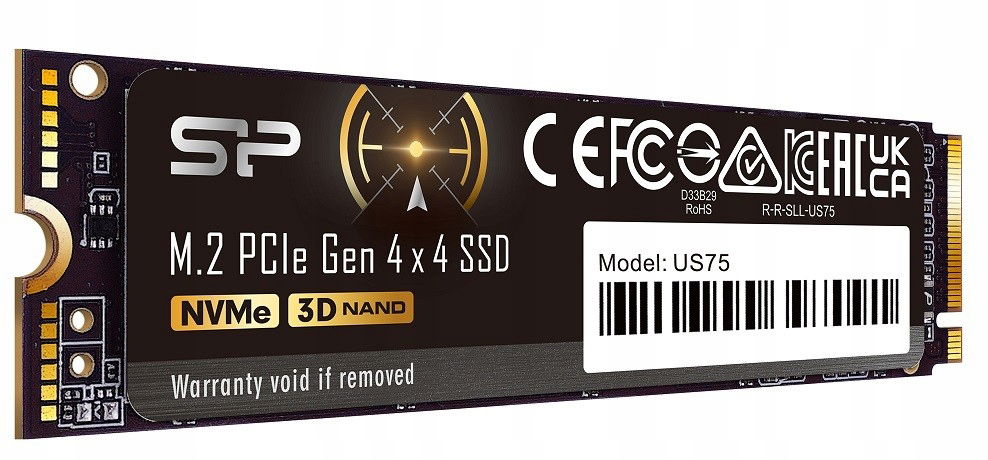 Silicon Power US75 2TB Ssd M.2 NVMe PCIe 4.0