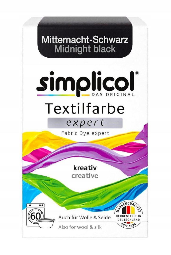 Simplicol Expert Farba na Textil Polnočná Čierna 150 g