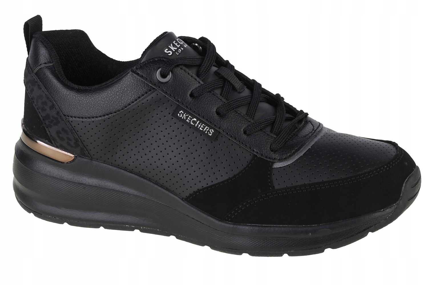 Skechers Billion-subtle Spots [36] Dámske tenisky Čierne