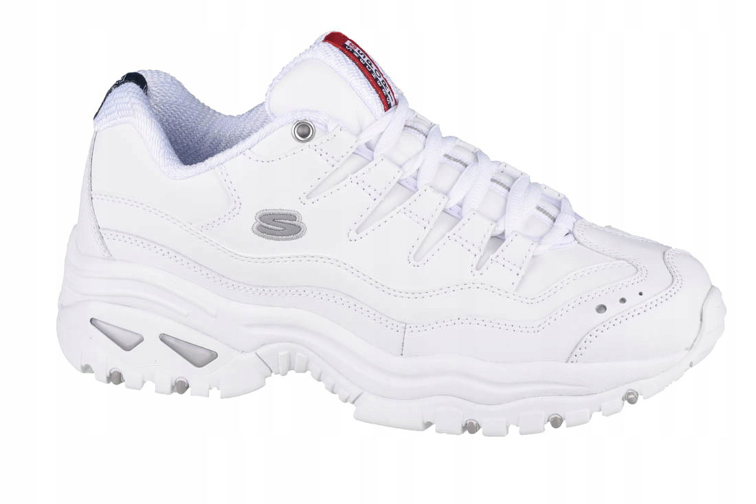 Skechers Energy [39] Dámske kožené tenisky, biele