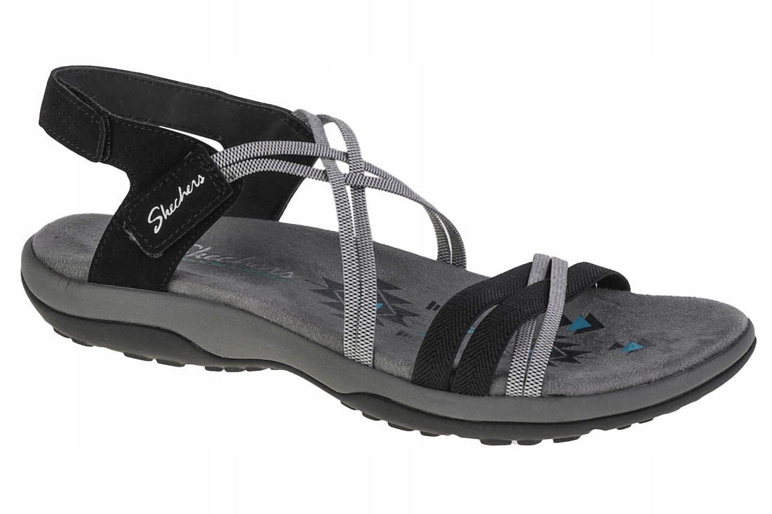 Skechers Reggae Slim–takes Two [40] Dámske sandále čierne