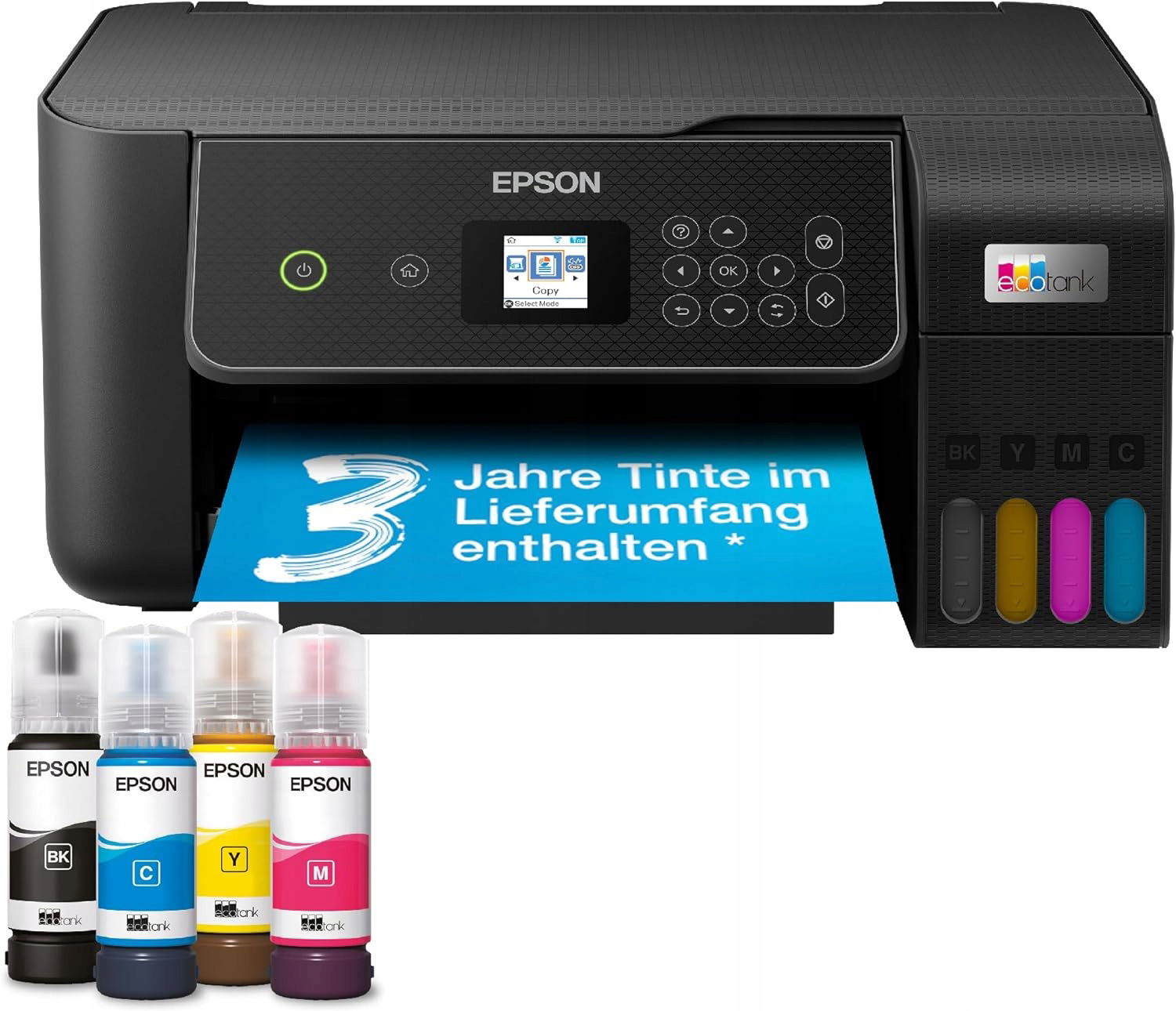 Skener Atramentová Multifunkčná Tlačiareň Epson Ecotank ET-2870 Atramenty