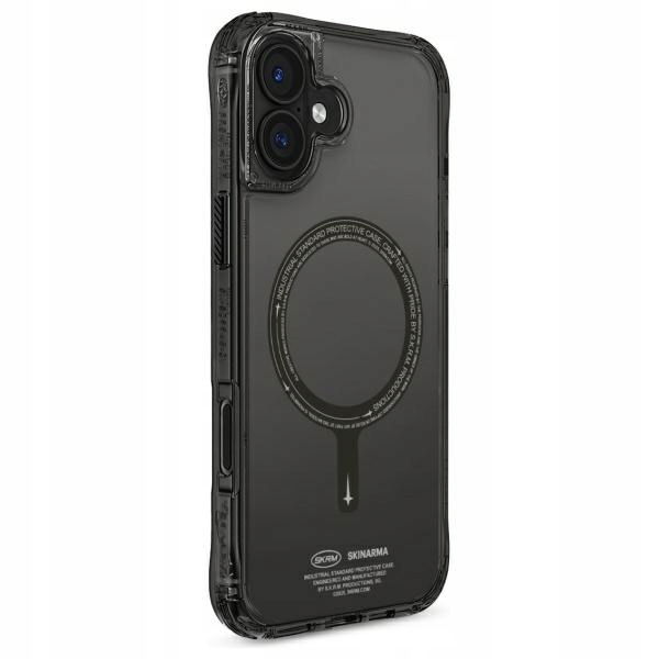 Skinarma puzdro Saido iPhone 16 6.1" Magnetic Charging čierna/čierna