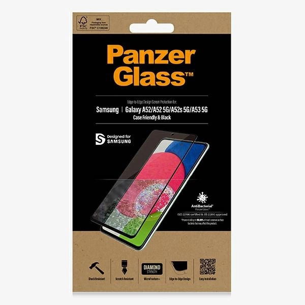 Sklo PanzerGlass E2E Microfracture antibakteriálne pre Samsung Galaxy A52