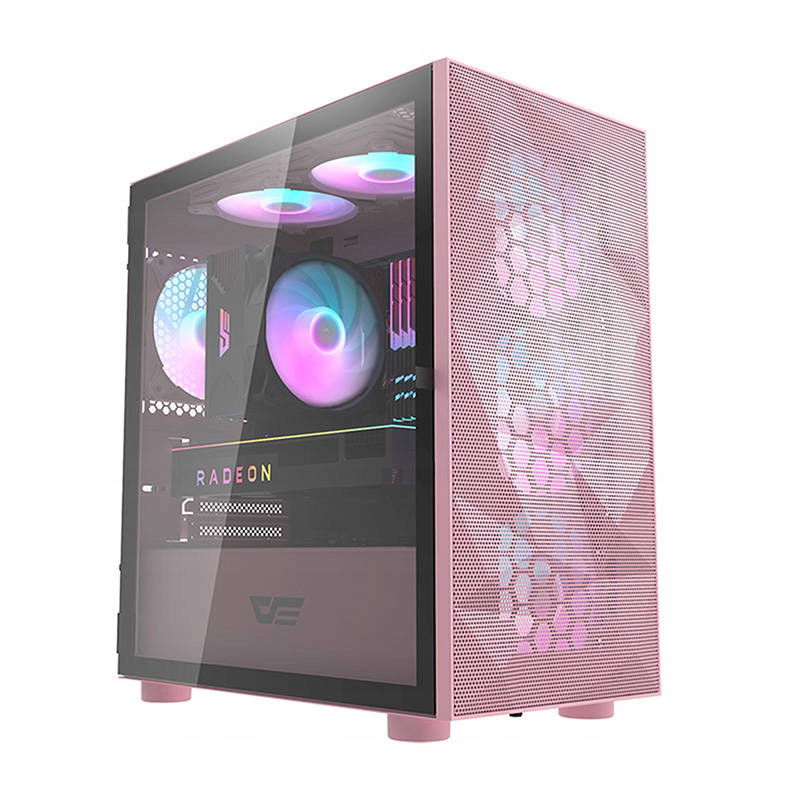Skriňa DarkFlash DLM21 Mini Tower ružový