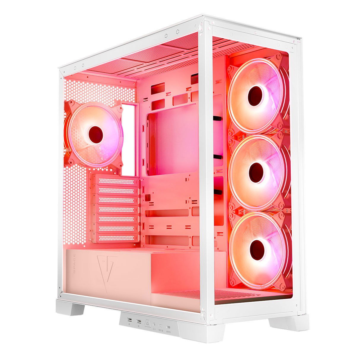 Skriňa Modecom AT-SPACE-PG-20-000000-0002 Midi Tower biela