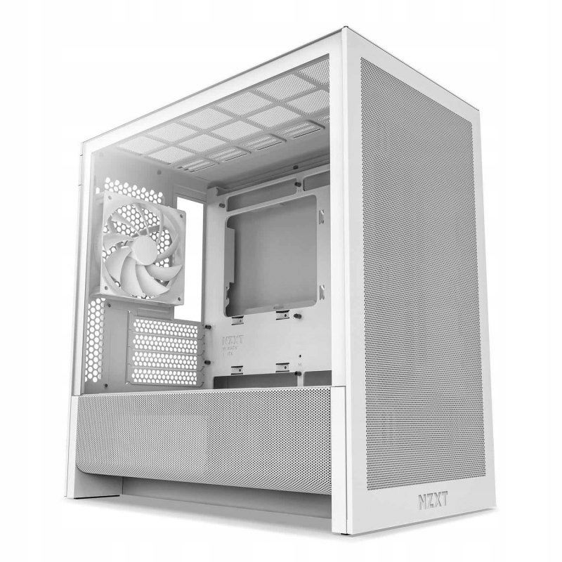 Skriňa Nzxt H3 Flow Matx Mini Tower s oknom, biely